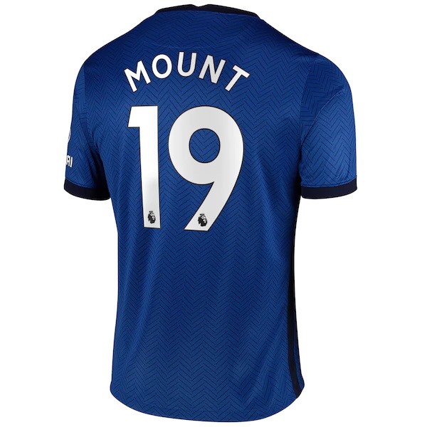 Camiseta Chelsea NO.19 Mount 1ª Kit 2020 2021 Azul